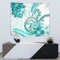 Polynesia Paisley Tapestry Mix Teal Polynesian Pattern
