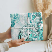 Polynesia Paisley Wrapping Paper Mix Teal Polynesian Pattern - Polynesian Pride