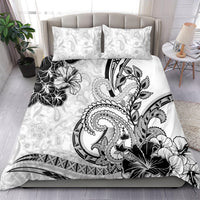 Polynesia Paisley Bedding Set Mix White Polynesian Pattern