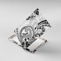 Polynesia Paisley Canvas Wall Art Mix White Polynesian Pattern