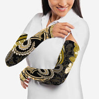Polynesia Paisley Arm Sleeves Mix Gold Polynesian Pattern - Polynesian Pride