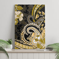 Polynesia Paisley Canvas Wall Art Mix Gold Polynesian Pattern