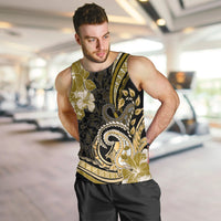 Polynesia Paisley Men Tank Top Mix Gold Polynesian Pattern LT05 Gold - Polynesian Pride