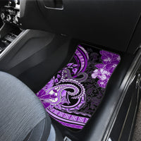 Polynesia Paisley Car Mats Mix Purple Polynesian Pattern