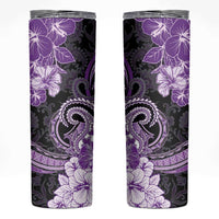 Polynesia Paisley Skinny Tumbler Mix Purple Polynesian Pattern