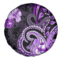 Polynesia Paisley Spare Tire Cover Mix Purple Polynesian Pattern