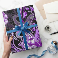 Polynesia Paisley Wrapping Paper Mix Purple Polynesian Pattern - Polynesian Pride