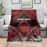 Easter Island Blanket Polynesian Pattern Emblem