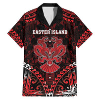 Personalised Easter Island Family Matching Mermaid Dress and Hawaiian Shirt Polynesian Pattern Emblem LT05 Dad's Shirt - Short Sleeve Black - Polynesian Pride