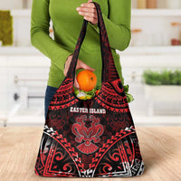 Easter Island Grocery Bag Polynesian Pattern Emblem