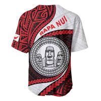 Easter Island Baseball Jersey Moai Statues Polynesian Style