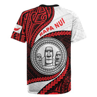 Easter Island Rugby Jersey Moai Statues Polynesian Style