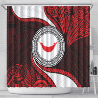 Easter Island Shower Curtain Moai Statues Polynesian Style LT05 - Polynesian Pride