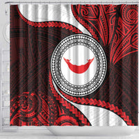 Easter Island Shower Curtain Moai Statues Polynesian Style LT05 - Polynesian Pride