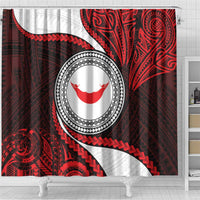 Easter Island Shower Curtain Moai Statues Polynesian Style LT05 - Polynesian Pride