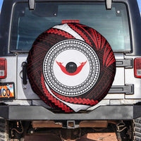 Easter Island Spare Tire Cover Moai Statues Polynesian Style LT05 Red - Polynesian Pride