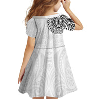 New Zealand Aotearoa Family Matching Off The Shoulder Long Sleeve Dress and Hawaiian Shirt Maori Te Mata O Rongokako