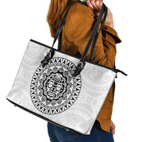 New Zealand Aotearoa Leather Tote Bag Maori Te Mata O Rongokako