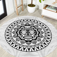 New Zealand Aotearoa Round Carpet Maori Te Mata O Rongokako