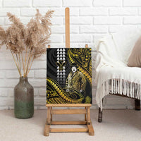 Hawaii Kuhio The Citizen Prince Canvas Wall Art Gold Polynesian Tribal Tattoo LT05 - Polynesian Pride