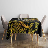 Hawaii Kuhio The Citizen Prince Tablecloth Gold Polynesian Tribal Tattoo LT05 - Polynesian Pride
