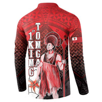 The First King Of Tonga Button Sweatshirt Tongan Pride