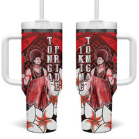 The First King Of Tonga Tumbler With Handle Tongan Pride