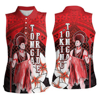 The First King Of Tonga Women Sleeveless Polo Shirt Tongan Pride