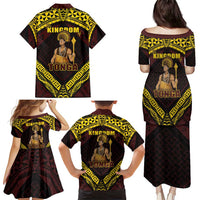 Tonga First King Family Matching Puletasi and Hawaiian Shirt Ahoeitu Know Your Roots LT05 - Polynesian Pride