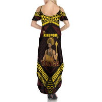 Tonga First King Summer Maxi Dress Ahoeitu Know Your Roots