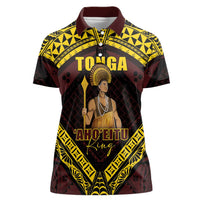 Tonga First King Women Polo Shirt Ahoeitu Know Your Roots