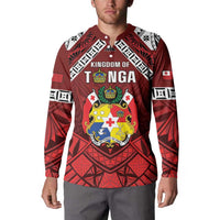Tonga Emancipation Day Button Sweatshirt Tongan Kupesi Pattern