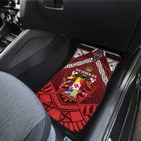 Tonga Emancipation Day Car Mats Tongan Kupesi Pattern