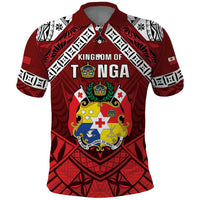 Tonga Emancipation Day Polo Shirt Tongan Kupesi Pattern
