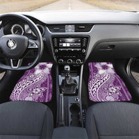 Tonga Kupesi Ngatu Car Mats Vintage Purple Plumeria