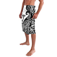 New Zealand Nurse Lavalava Maori Koru Black Version LT05 - Polynesian Pride