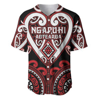 Custom Aotearoa Ngapuhi Baseball Jersey Maori Tribal Pattern
