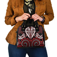Aotearoa Ngapuhi Shoulder Handbag Maori Tribal Pattern