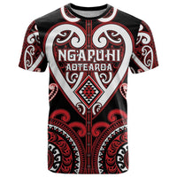 Custom Aotearoa Ngapuhi T Shirt Maori Tribal Pattern