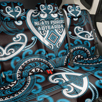 Aotearoa Ngati Porou Back Car Seat Cover Maori Tribal Pattern