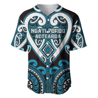 Custom Aotearoa Ngati Porou Baseball Jersey Maori Tribal Pattern