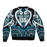 Custom Aotearoa Ngati Porou Bomber Jacket Maori Tribal Pattern LT05 - Polynesian Pride