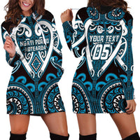 Custom Aotearoa Ngati Porou Hoodie Dress Maori Tribal Pattern LT05 - Polynesian Pride