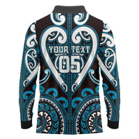 Custom Aotearoa Ngati Porou Long Sleeve Polo Shirt Maori Tribal Pattern LT05 - Polynesian Pride