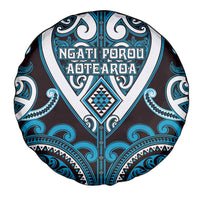 Aotearoa Ngati Porou Spare Tire Cover Maori Tribal Pattern LT05 - Polynesian Pride
