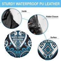 Aotearoa Ngati Porou Spare Tire Cover Maori Tribal Pattern LT05 - Polynesian Pride