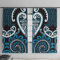 Aotearoa Ngati Porou Window Curtain Maori Tribal Pattern