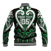 Custom Aotearoa Ngai Tahu Baseball Jacket Maori Tribal Pattern LT05 - Polynesian Pride