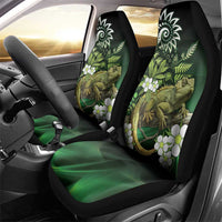 Aotearoa New Zealand Tuatara Car Seat Cover Maori Koru Art