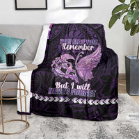 Alzheimer's Awareness Blanket You May Not Remember But I Will Never Forget